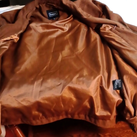 Haggars Men's Brown Suede Looking‎  Jacket XXL - Picture 8 of 13
